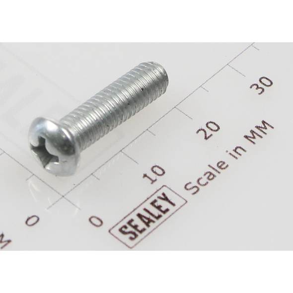 Sealey Machine screw pan head phillips m5x18mm (single)