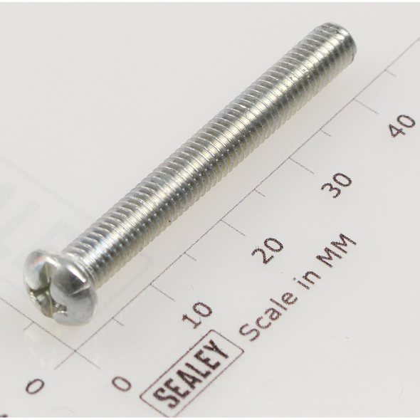 Sealey Machine screw pan head phillips m5x40mm (single)