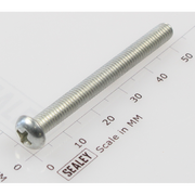 Sealey Machine screw pan head phillips m5x50mm (single)