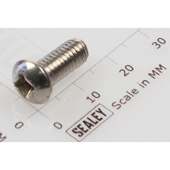 Sealey Machine screw pan head phillips m6x14mm (single)
