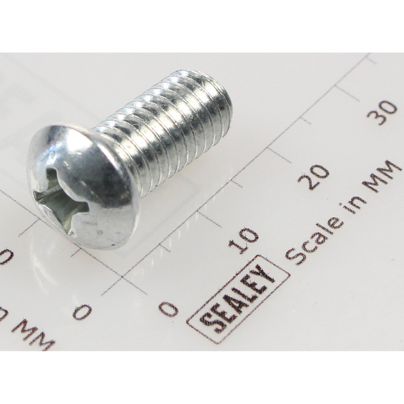 Sealey Machine screw pan head phillips m8x16mm (single)