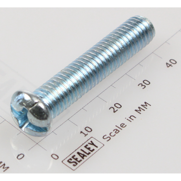 Sealey Machine screw pan head phillips m8x38mm (single)