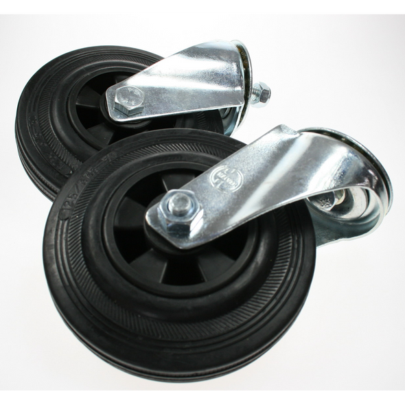 Sealey Wheel,castor pair (7-15 tread)(125x12x37x148)