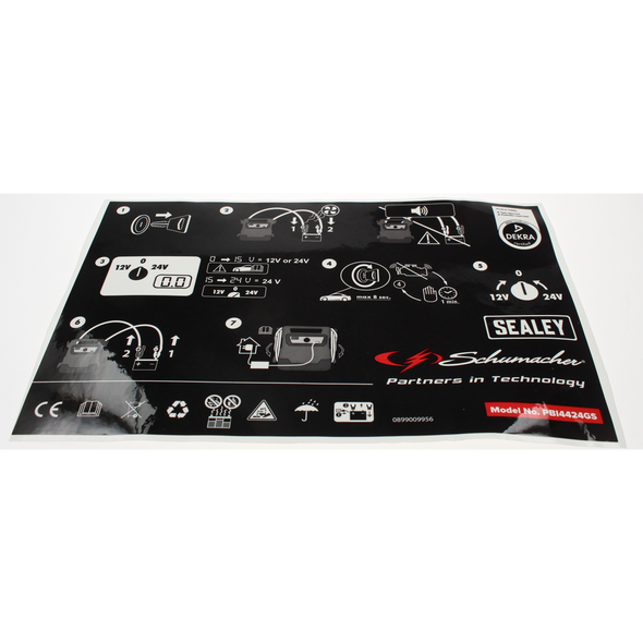 Sealey Label, warning (for pbi4424gs)