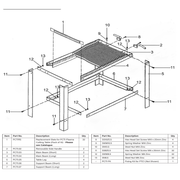 Sealey Table Leg