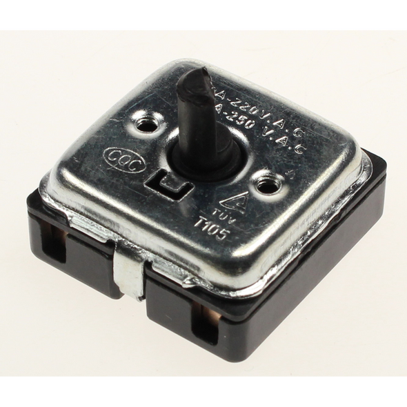 Sealey switch, on/off rotary w/o knob (10A-250V)