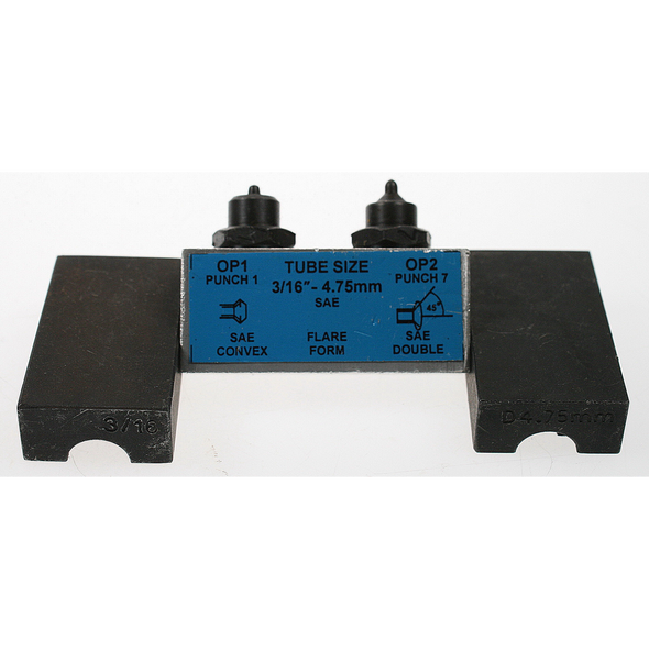 Sealey 4.75 & 3/16" sae din die & punch set
