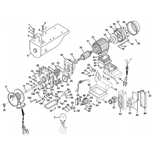 Sealey Switch Housing Lower Cover