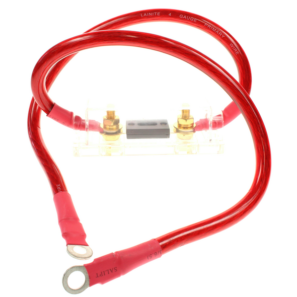 Sealey Battery cable with fuse case (red) 1m '4awg'