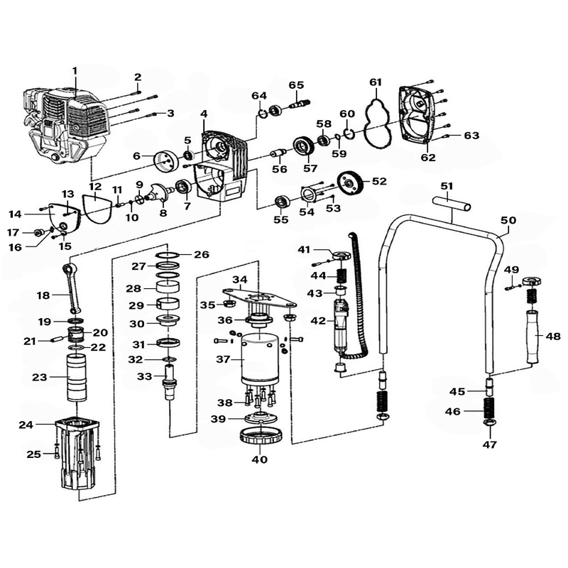 Sealey Petrol Engine 52cc