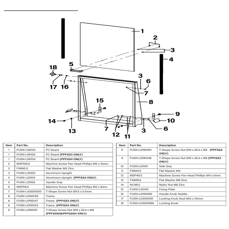 Sealey Aluminium Upright