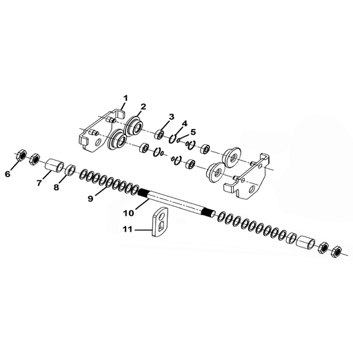 Sealey Driven wheel 126x46x32