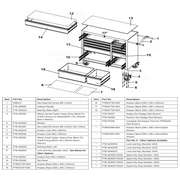 Sealey Complete set drawer trims for ptb105511