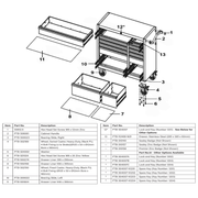 Sealey Drawer liner 945x395mm