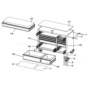 Sealey X-Large 1/2 Drawer (295x385x210mm)