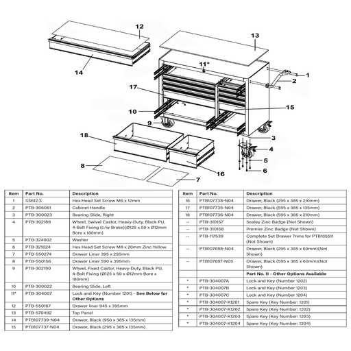 Sealey Cabinet handle