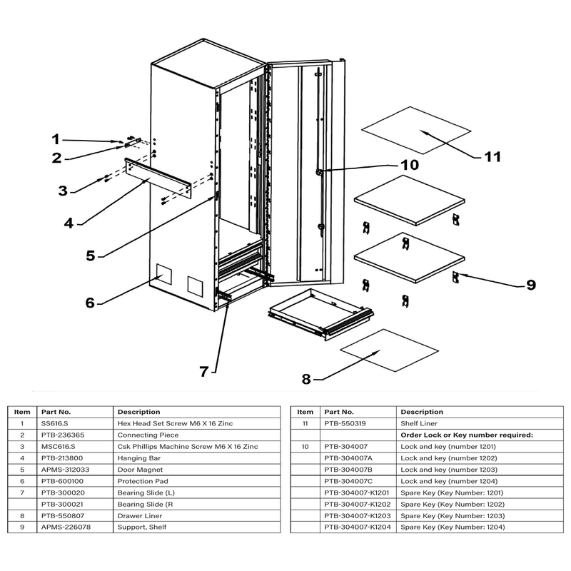 Sealey Bearing Slide (L)