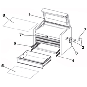 Sealey Drawer 570x385x60mm (inc Handle & Inner Slide)