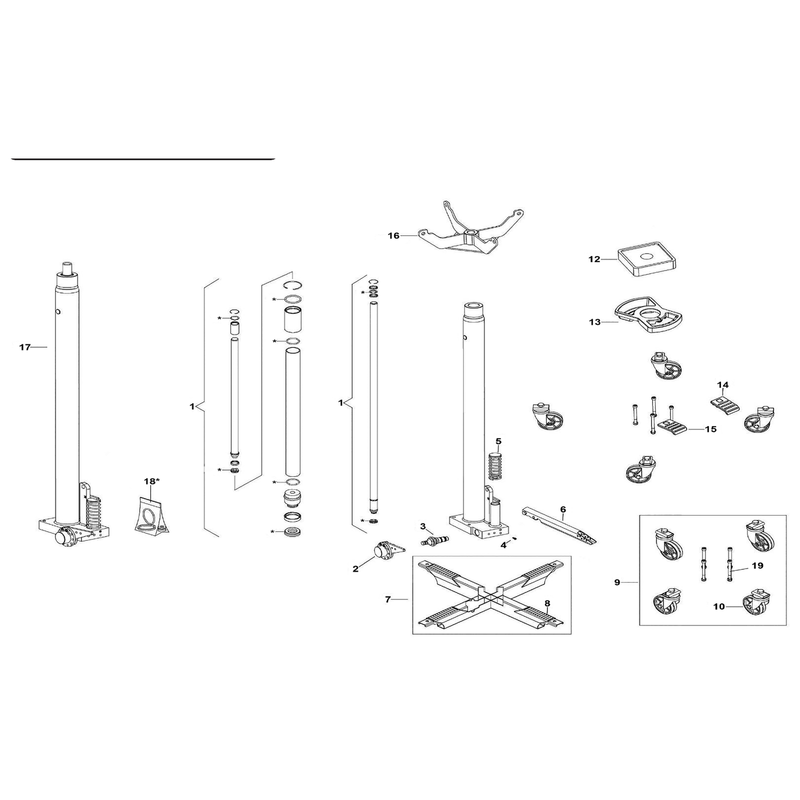 Sealey Repair kit for ptj30