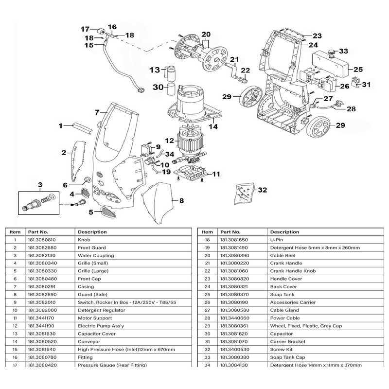 Sealey Crank handle