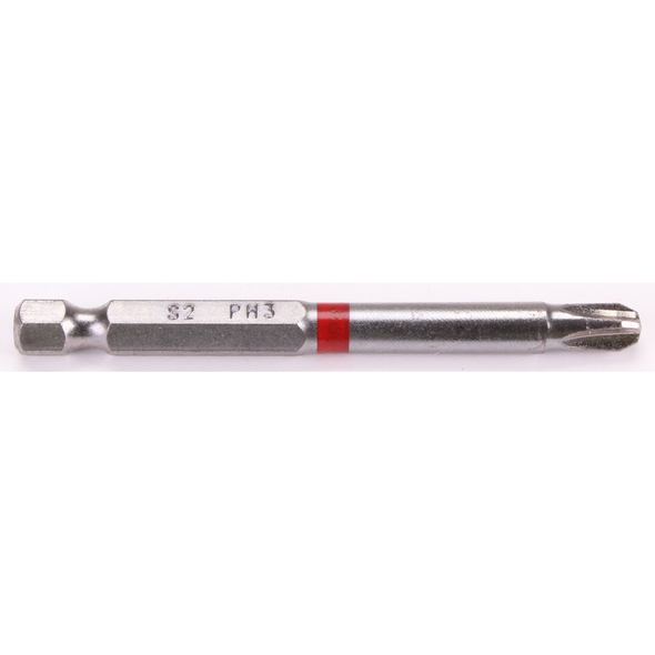 Sealey 1/4"Dr Phillips Bit PH3 75mmL (Red)