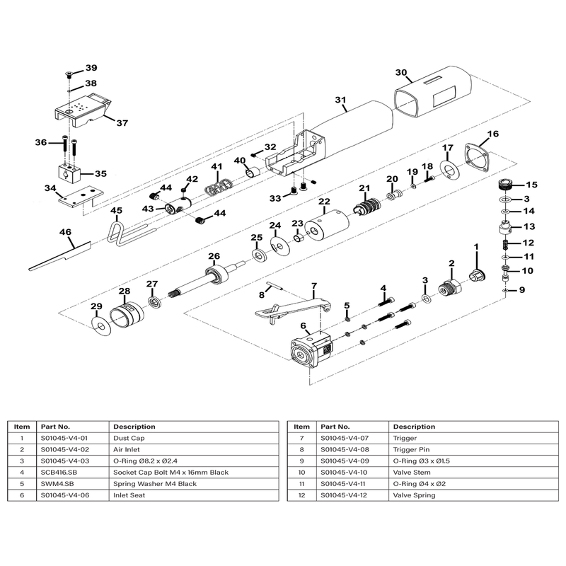 Sealey Valve case(lsa)