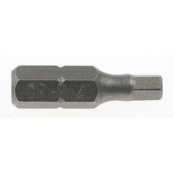 Sealey Hex bit h4x25mml