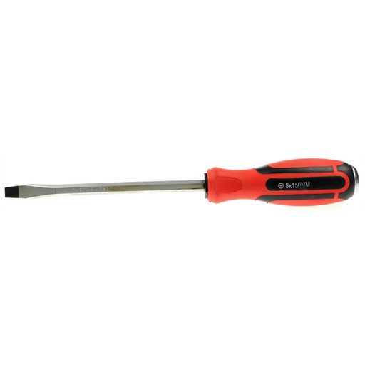 Sealey Screwdriver (slotted) 8x150mml 'hammer-thru'