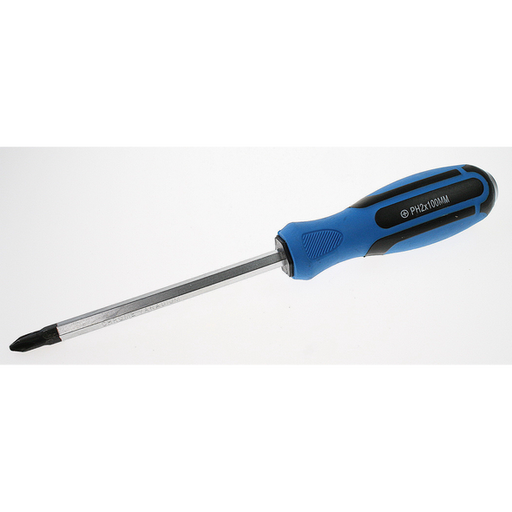 Sealey Screwdriver (phillips) 2x100mml 'hammer-thru'