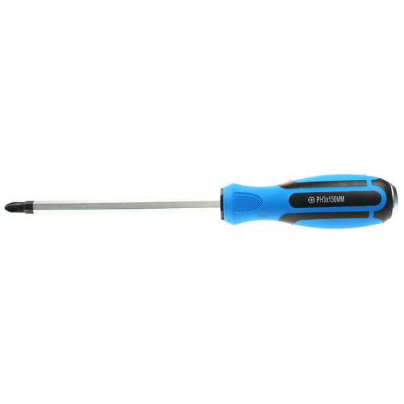 Sealey Screwdriver (phillips) 3x150mml 'hammer-thru'