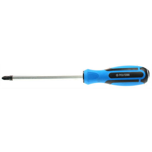 Sealey Screwdriver (phillips) 3x150mml 'hammer-thru'