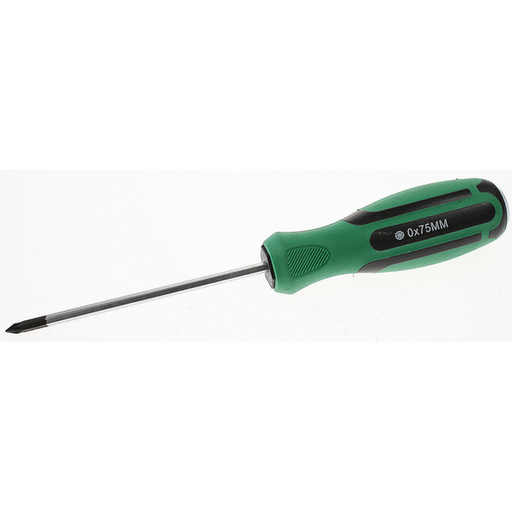Sealey Screwdriver (pozi) 0x75mml 'hammer-thru'