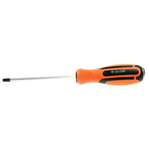 Sealey Screwdriver (trx-star) t30x125mml 'hammer-thru'