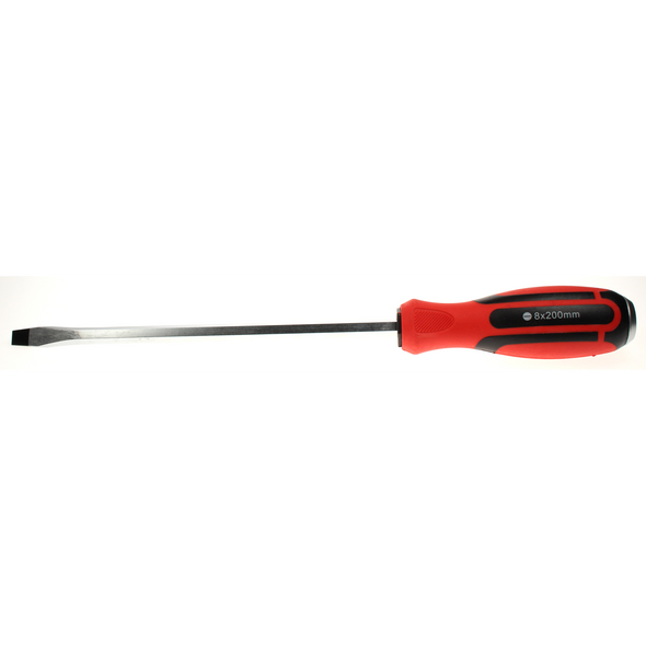Sealey Screwdriver (slotted) 8x200mml hammer-thru