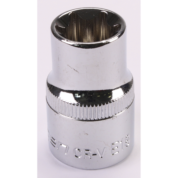 Sealey 1/2"Dr Trx-Star Socket (F) E18 (Mirror Finish)