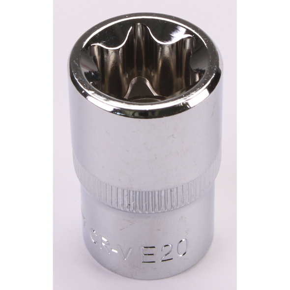 Sealey 1/2"Dr Trx-Star Socket (F) E20 (Mirror Finish)