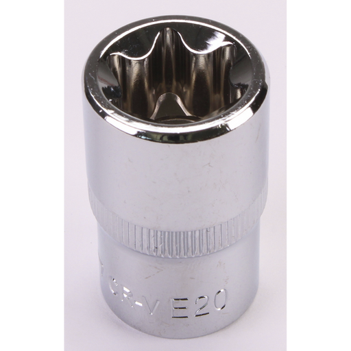 Sealey 1/2"Dr Trx-Star Socket (F) E20 (Mirror Finish)