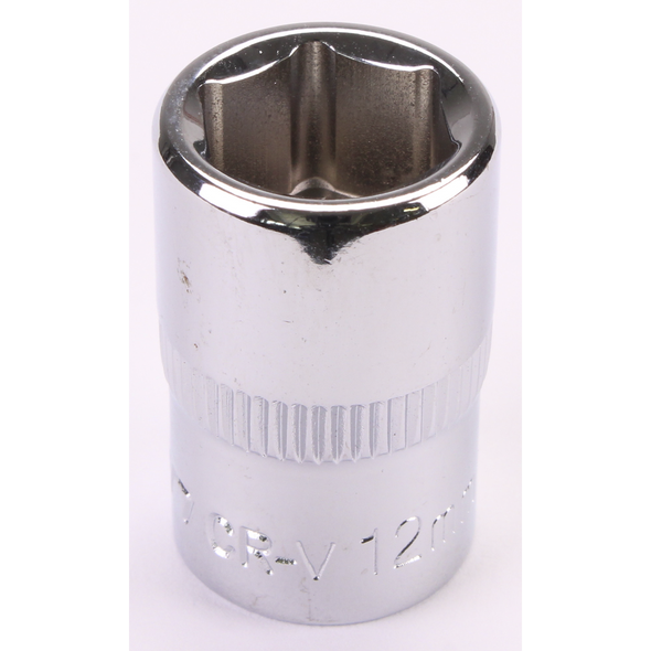 Sealey 3/8"Dr Socket 12mm (Mirror Finish)