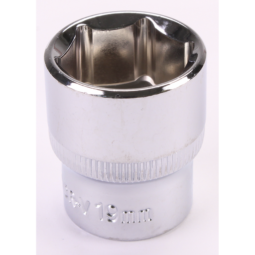 Sealey 3/8"Dr Socket 19mm (Mirror Finish)