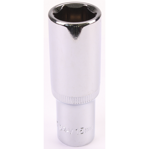 Sealey 3/8"Dr Deep Socket 15mm (Mirror Finish)