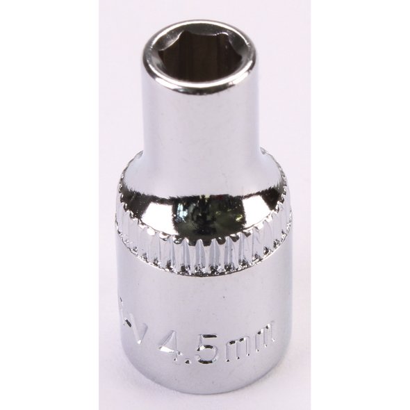 Sealey 1/4"Dr Socket 4.5mm (Mirror Finish)