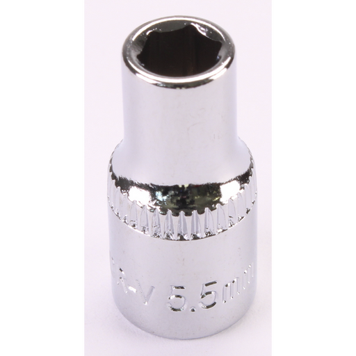 Sealey 1/4"Dr Socket 5.5mm (Mirror Finish)