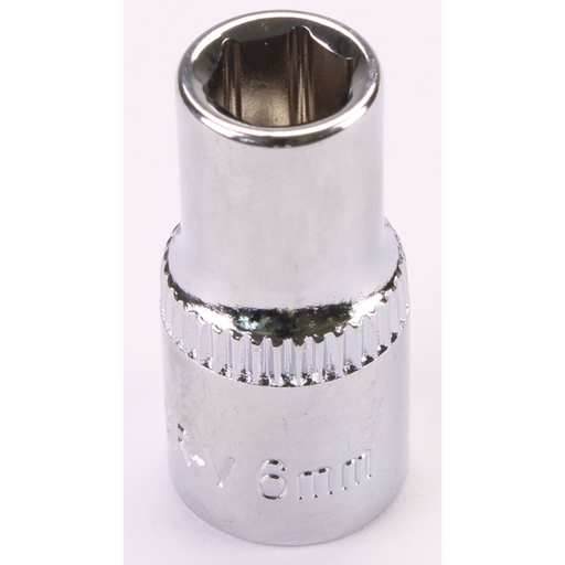 Sealey 1/4"Dr Socket 6mm (Mirror Finish)