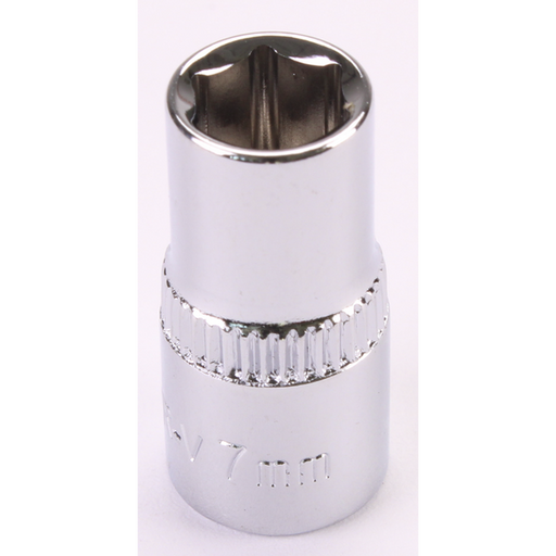 Sealey 1/4"Dr Socket 7mm (Mirror Finish)