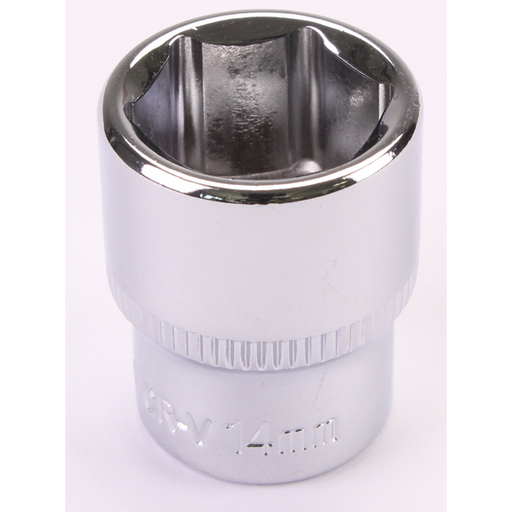 Sealey 1/4"Dr Socket 14mm (Mirror Finish)
