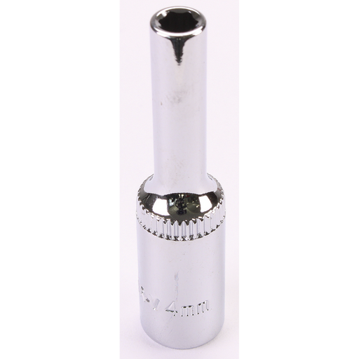 Sealey 1/4"Dr Deep Socket 4mm (Mirror Finish)
