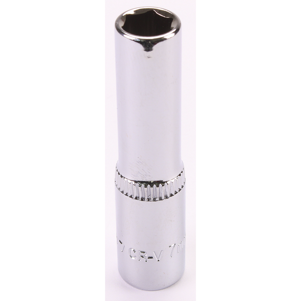 Sealey 1/4"Dr Deep Socket 7mm (Mirror Finish)