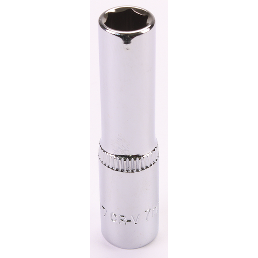 Sealey 1/4"Dr Deep Socket 7mm (Mirror Finish)