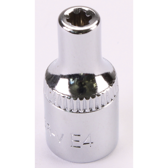 Sealey 1/4"Dr Trx-Star Socket (F) E4 (Mirror Finish)