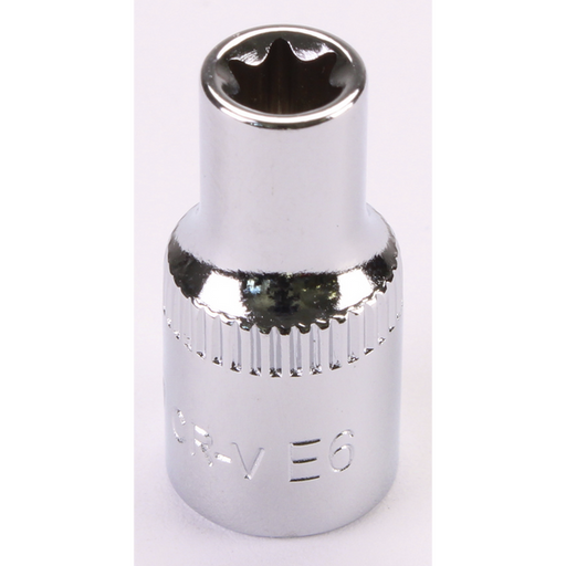 Sealey 1/4"Dr Trx-Star Socket (F) E6 (Mirror Finish)
